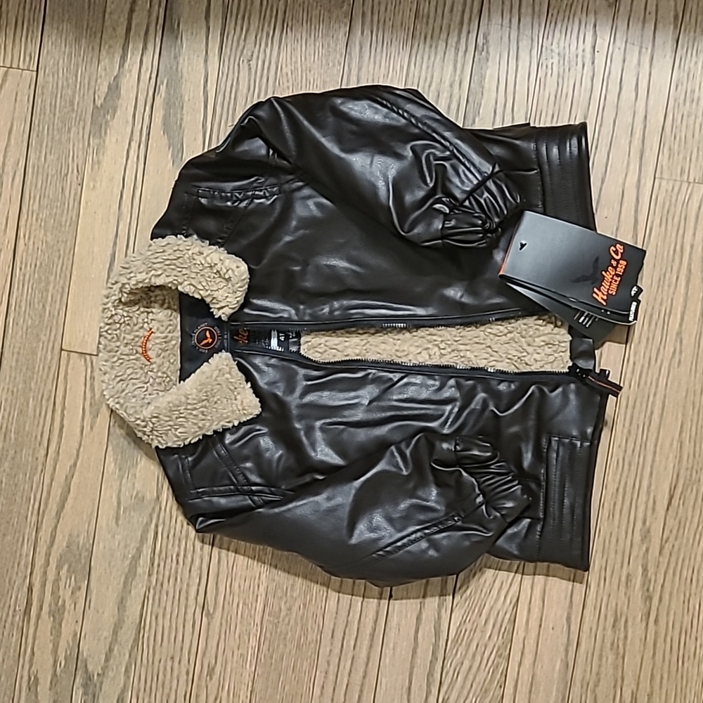 Boys "leather" jacket